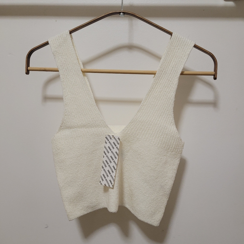 Nwt UO V-neck Knit Bralette Top